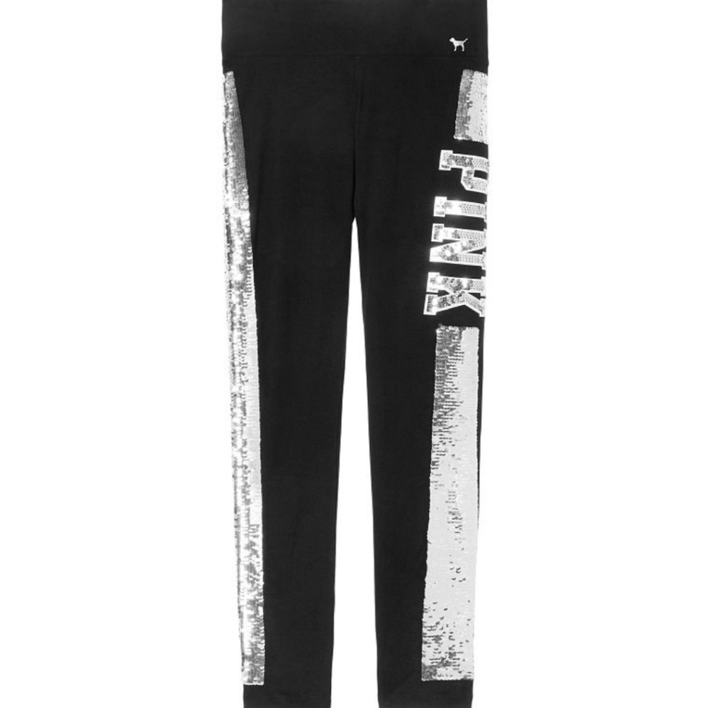 Vs pink reversible sequin legging - Picture 3 of 3
